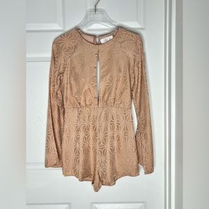 Stone Cold Fox Silk Romper Sz 1